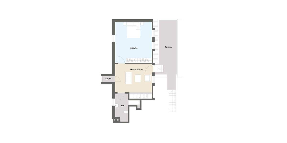 Etagenwohnung Monheim am Rhein Monheim - 2 Zimmer, 51 m&sup2;, 132.000&euro; | Angebot:25746640