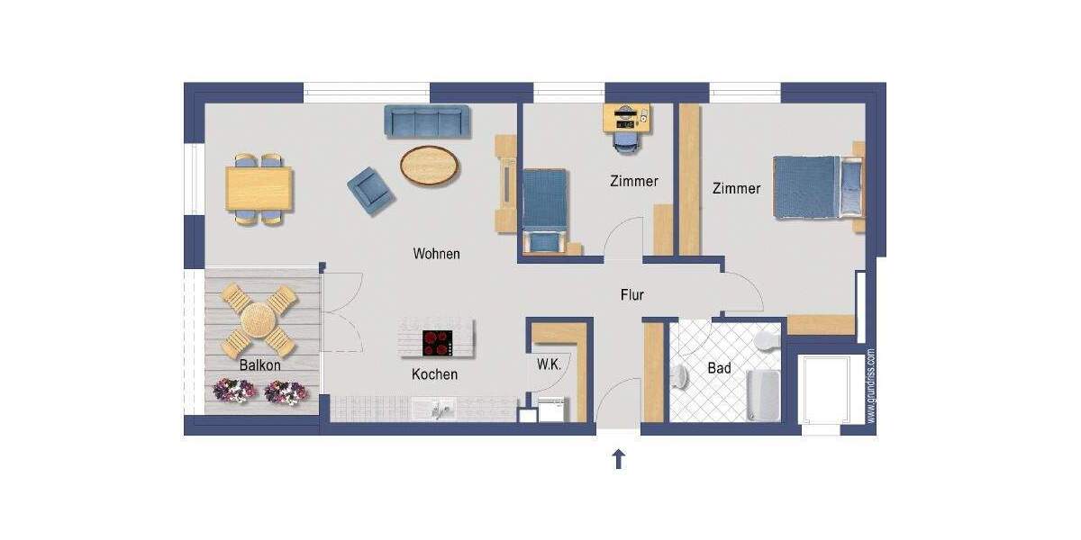 Etagenwohnung Erftstadt Lechenich - 3 Zimmer, 96 m&sup2;, 1.350&euro; | Angebot:24424728