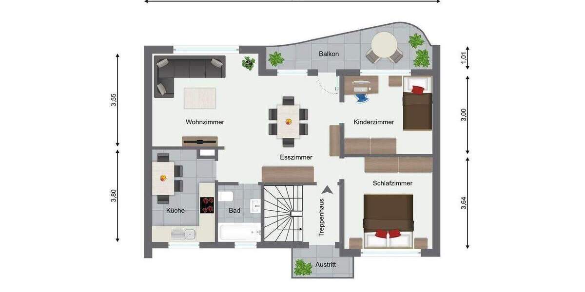 2 Familien- oder 2 Generationenhaus in GV-Südstadt! 8 zimmer
