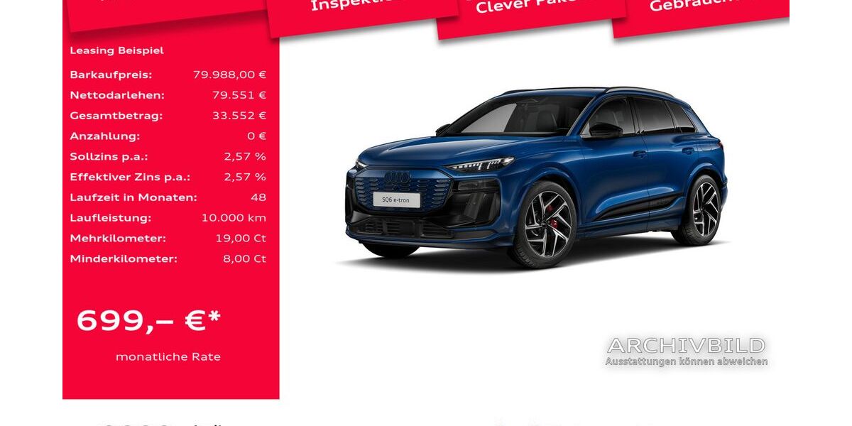 Audi SQ6 e-tron 16.527 km 79.988 &euro; Leverkusen 51373