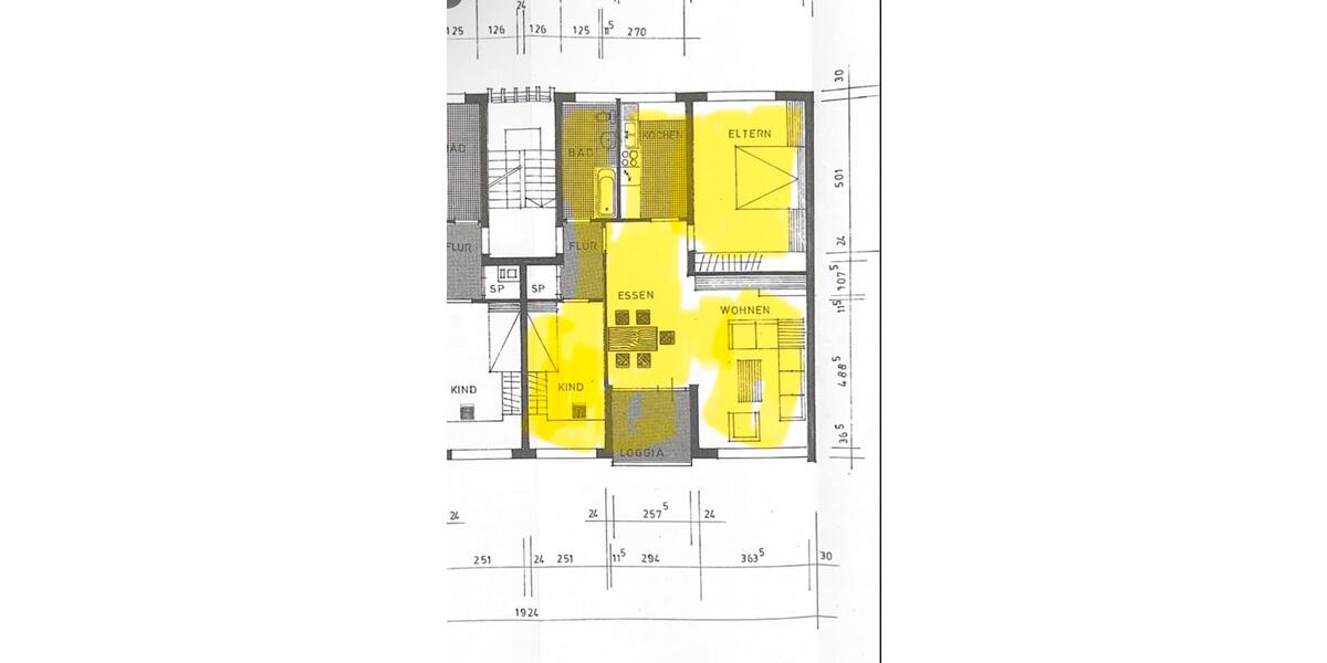 Etagenwohnung Odenthal - 3 Zimmer, 88 m&sup2;, 1.144&euro; | Angebot:25163137