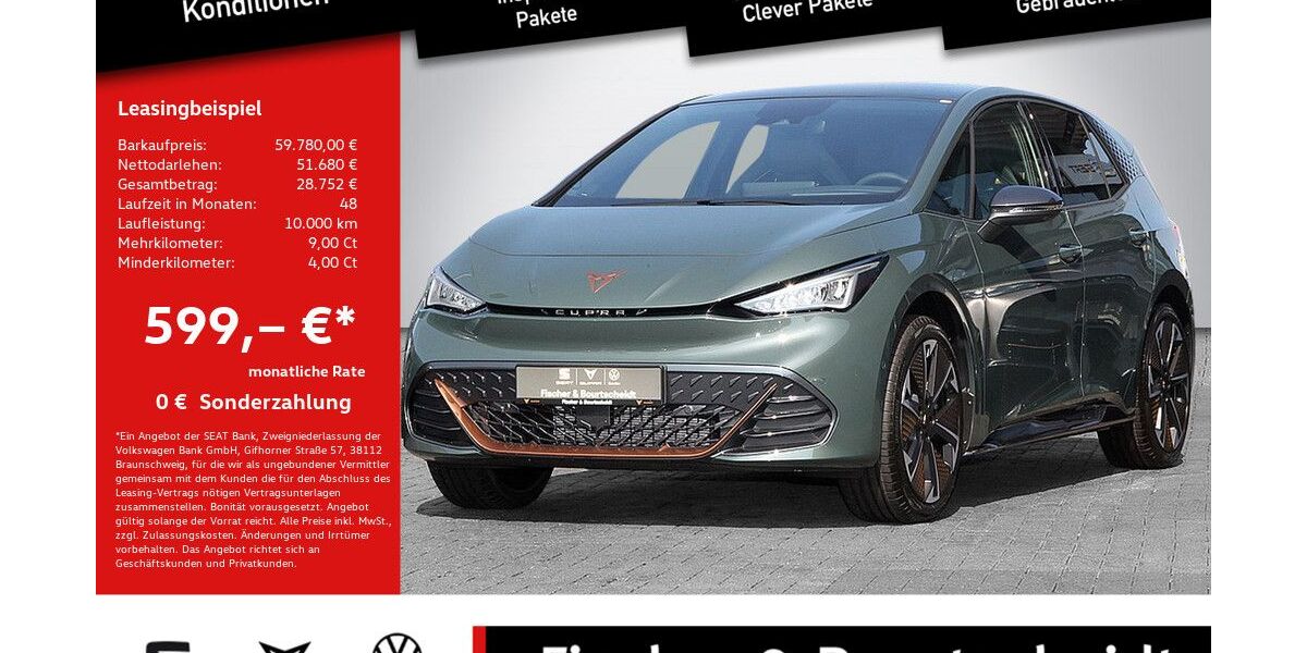 Cupra Born 7.873 km 58.580 &euro; Lohmar 53797