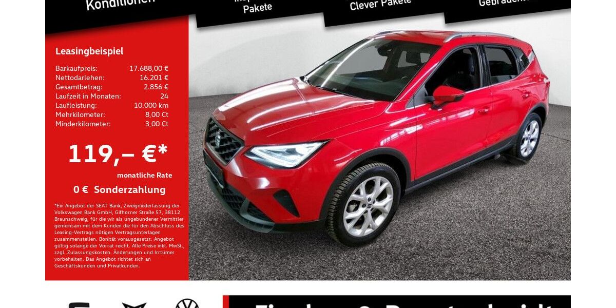 Seat Arona 25.070 km 17.688 &euro; Lohmar 53797