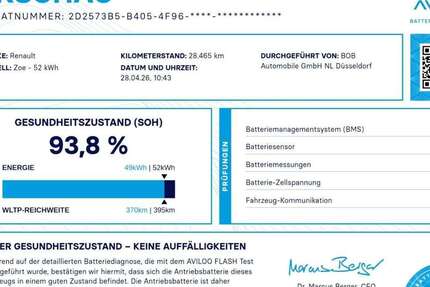 Renault ZOE 28.465 km 15.888 &euro; Düsseldorf 40233