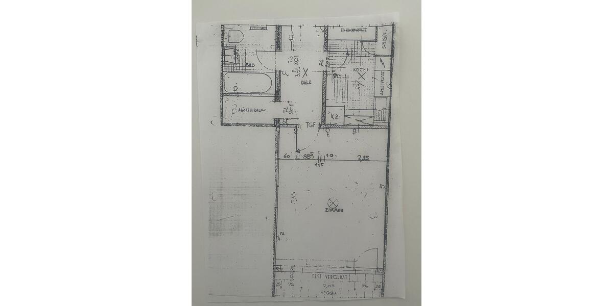 Apartment 1 Zimmer 42qm Düsseldorf Lörick 1 zimmer