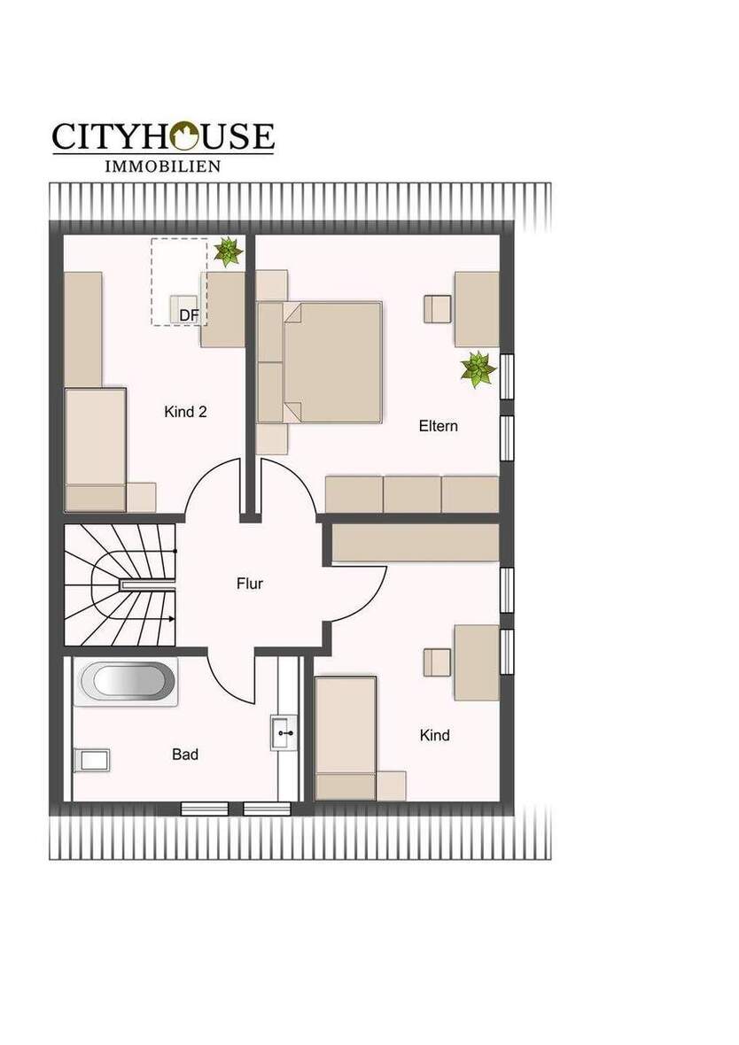 CITYHOUSE: Schöne Doppelhaushälfte mit großem Garten, Hobbyraum Souterrain, Keller, Terrasse 4 zimmer