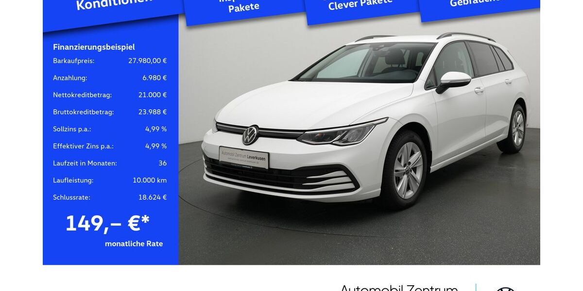 VW Golf 15.227 km 26.380 &euro; Leverkusen 51379