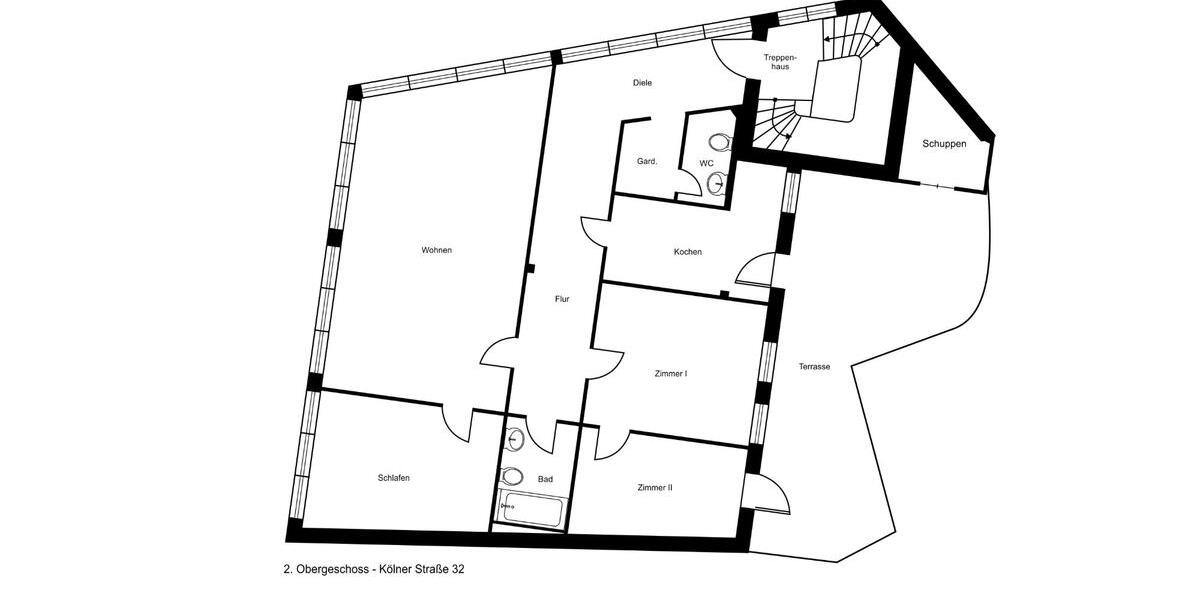 Einfamilienhaus Remscheid Gemarkung Bergisch Born - 4 Zimmer, 137 m&sup2;, 1.215&euro; | Angebot:25051478
