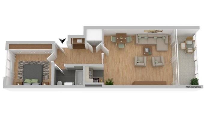 Ruhige 2-Zimmerwohnung in Hürth-Efferen 2 zimmer