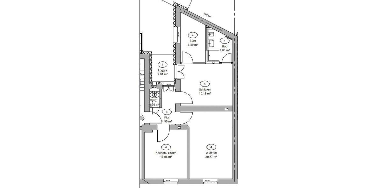 Erstbezug Altbauperle Pempelfort! Stilvoll kernsanierte Beletage mit Loggia u. Aufzug 3 zimmer