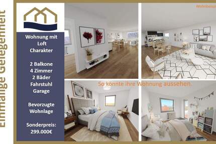 Wohnung Hürth Hermülheim - 4 Zimmer, 95 m&sup2;, 299.000&euro; | Angebot:25628073