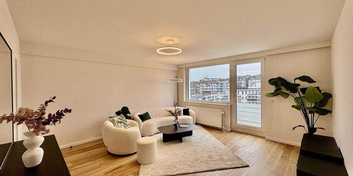 Etagenwohnung Düsseldorf Stadtmitte - 2 Zimmer, 60 m&sup2;, 344.000&euro; | Angebot:25717548