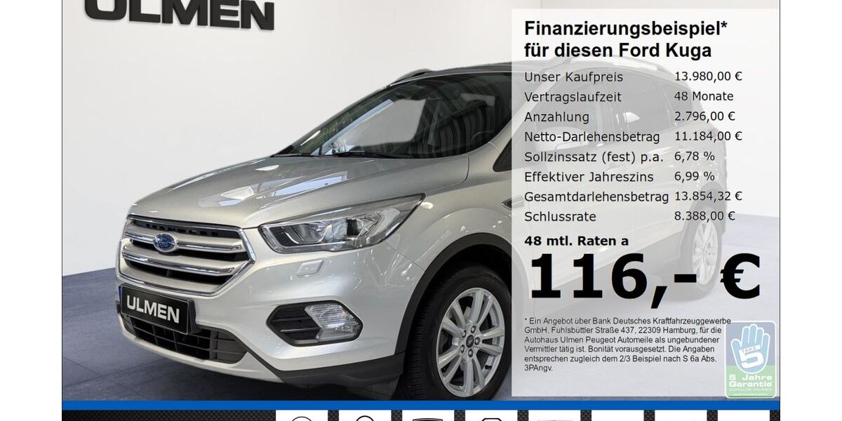 Ford Kuga 69.263 km 13.980 &euro; Düsseldorf 40233