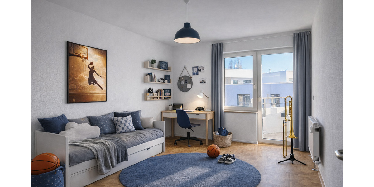 Großzügige Familienwohnung fußläufig zur Lorettostraße - modern und sehr gepflegt 4 zimmer