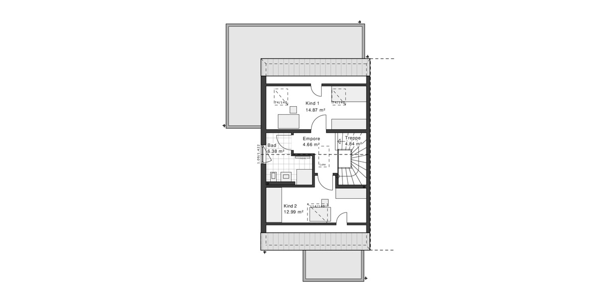 Doppelhaushälfte Düsseldorf Vennhausen - 3 Zimmer, 120 m&sup2;, 653.900&euro; | Angebot:25878584