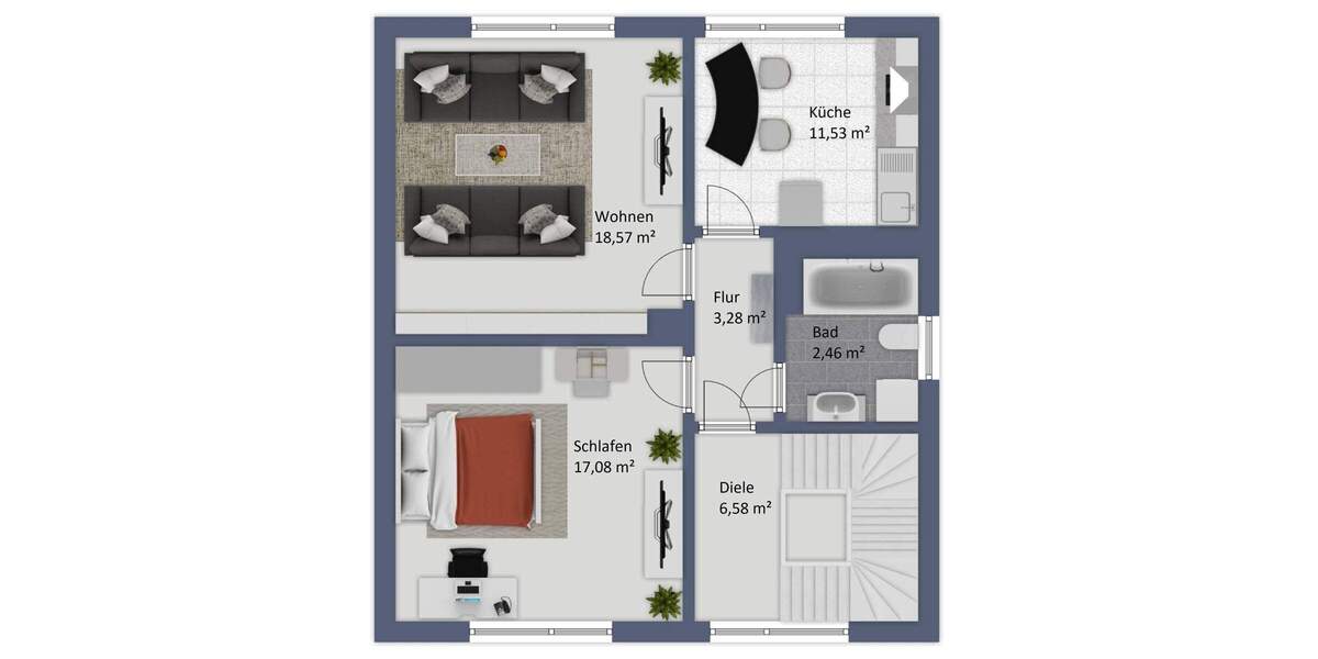 Mehrgenerationen-Wohnen mit 30 m² Zusatzfläche im Dachgeschoss 6 zimmer