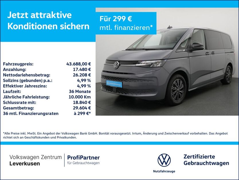 VW T7 Multivan 54.055 km 43.680 € Leverkusen 51379