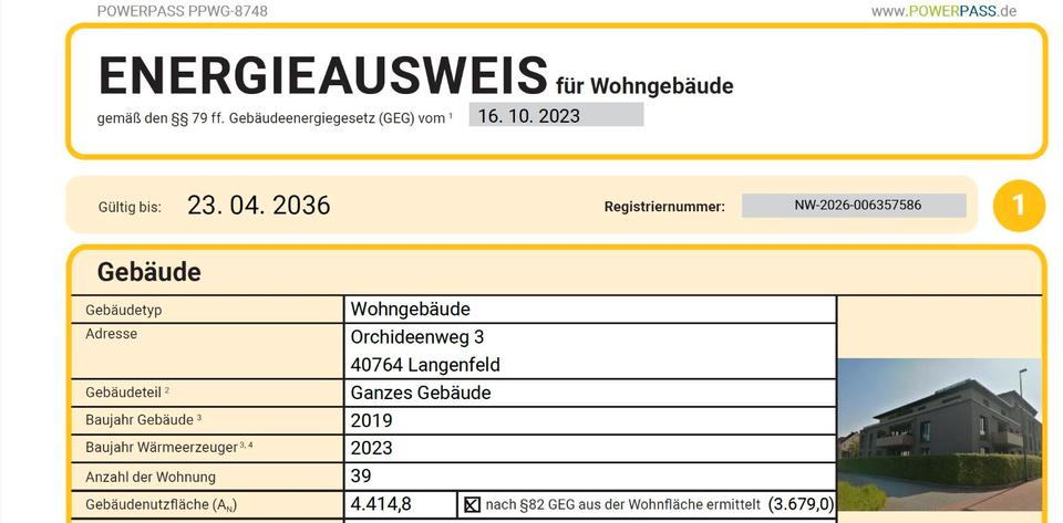 Erdgeschoßwohnung Langenfeld (Rheinland) - 3.5 Zimmer, 106 m&sup2;, 619.000&euro; | Angebot:26252276