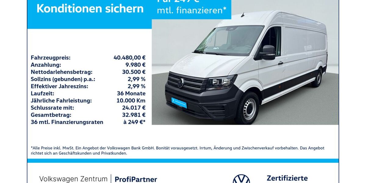 VW Crafter 36.040 km 36.980 &euro; Leverkusen 51379