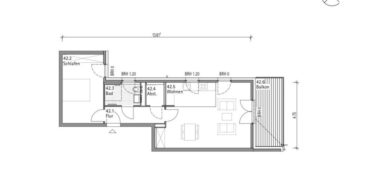 2-Zimmer-Wohnung in Wesseling – Neubau, Erstbezug 2 zimmer