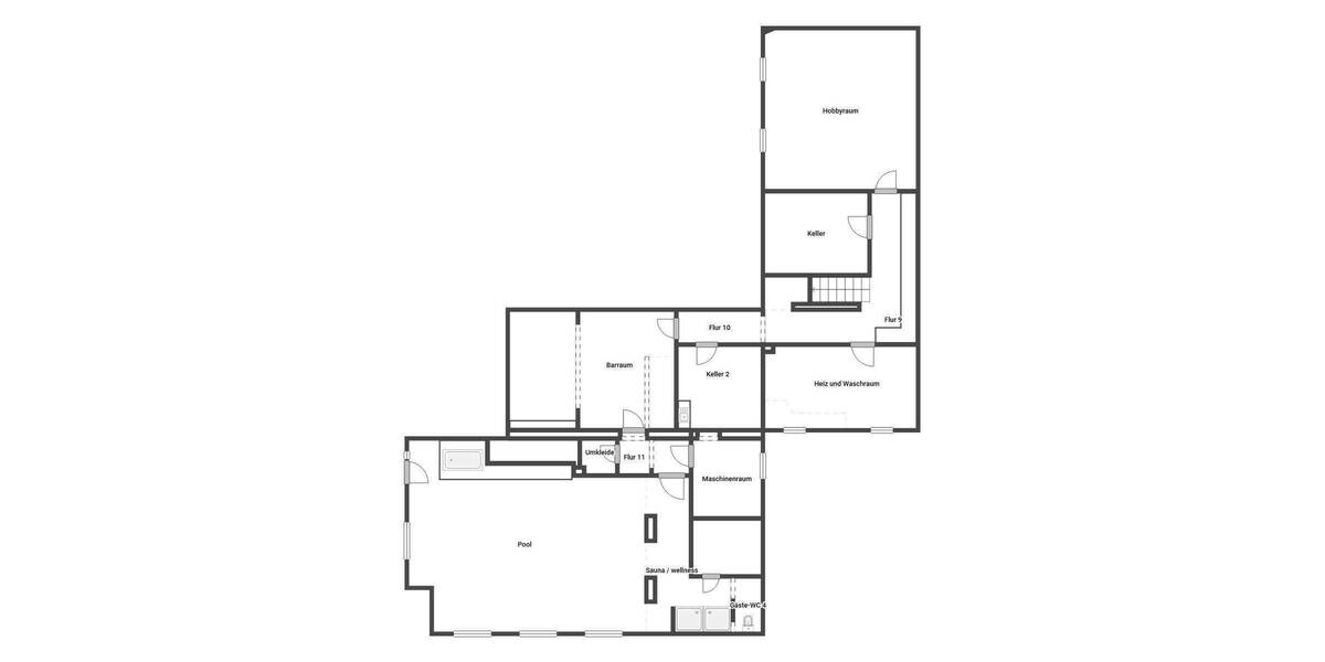 Leverkusen-Rheindorf: Wohnhaus mit Büro, Garten & Wellness - ca. 298 m² Wohn-Nutzfläche 7 zimmer