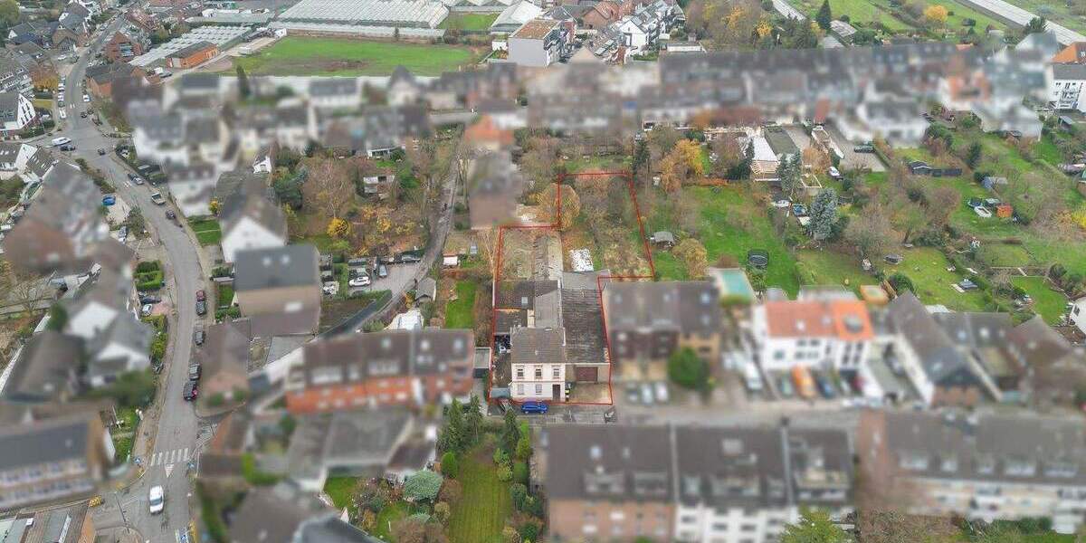 Baugrundstück mit hohem Entwicklungspotenzial in Bestlage in Düsseldorf-Hamm zimmer