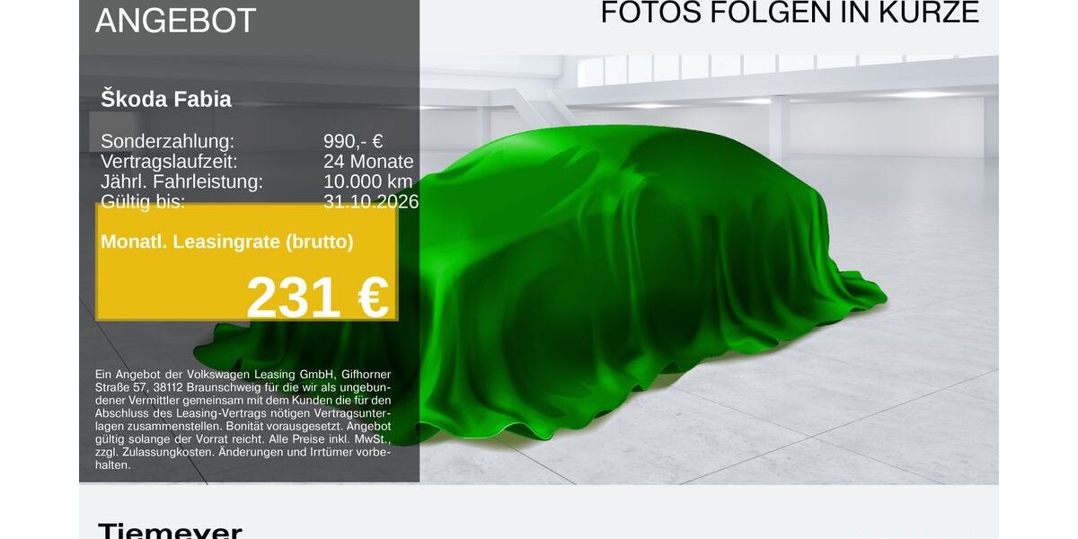 Skoda Fabia 7.435 km 24.720 &euro; Remscheid 42857