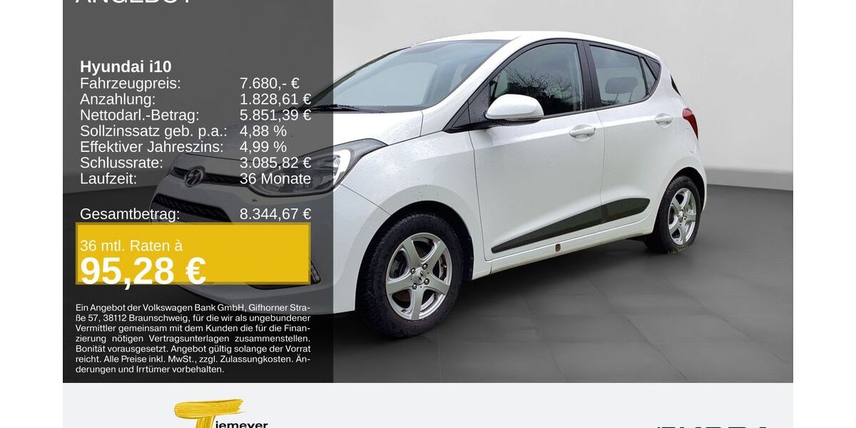 Hyundai i10 78.076 km 7.460 &euro; Remscheid 42857