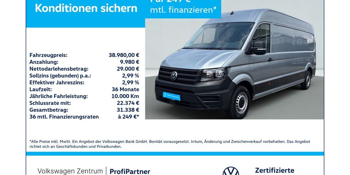 VW Crafter 27.196 km 36.980 &euro; Leverkusen 51379