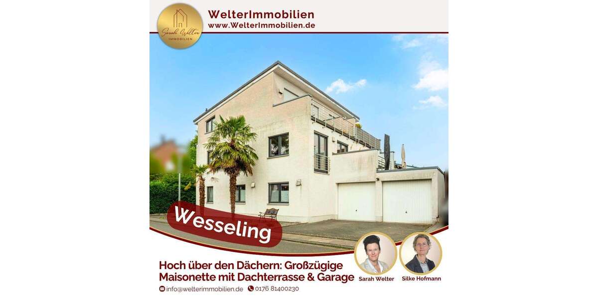 Etagenwohnung Wesseling - 3 Zimmer, 104 m&sup2;, 395.000&euro; | Angebot:27305905