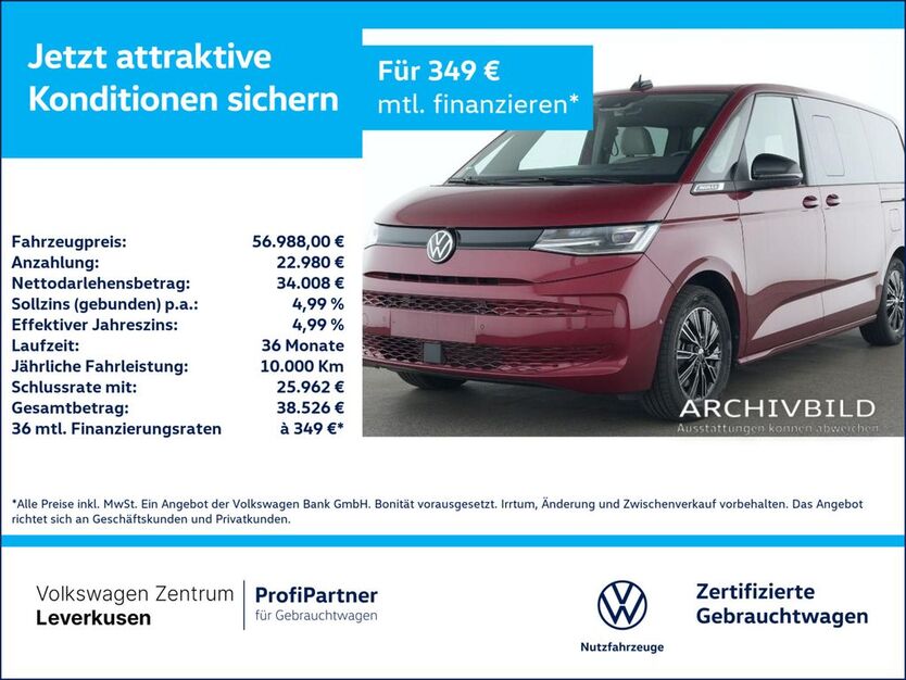VW T7 Multivan 7.480 km 56.988 € Leverkusen 51379