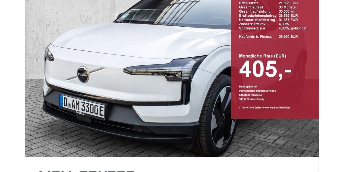 Volvo EX30 2.500 km 36.950 &euro; Düsseldorf 40549