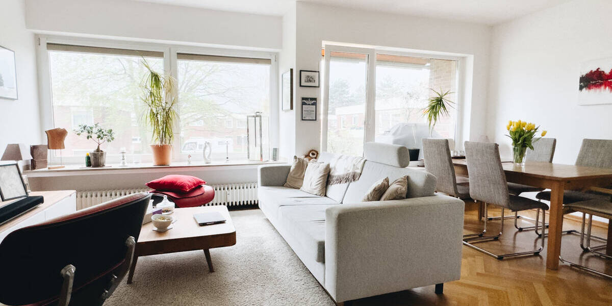 Etagenwohnung Düsseldorf Lörick - 4 Zimmer, 98 m&sup2;, 449.000&euro; | Angebot:23947607