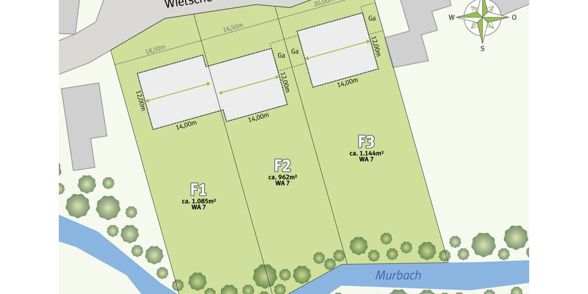 Baureifes Baugrundstück für ein freistehendes Haus ohne Bau- oder Architektenbindung! zimmer