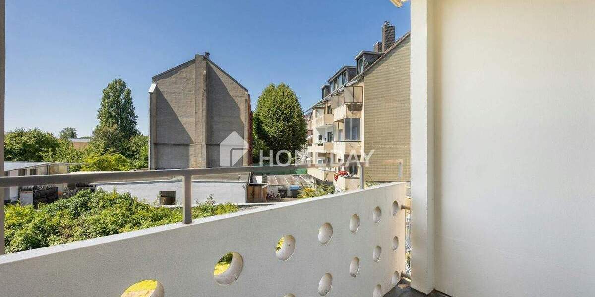 Ideal geschnittene Singlewohnung mit Westloggia im gepflegten Mehrfamilienhaus 1 zimmer