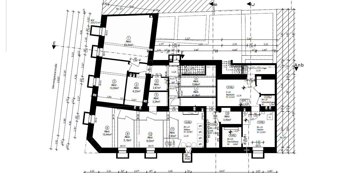 Etagenwohnung Düsseldorf Bilk - 4 Zimmer, 106 m&sup2;, 389.000&euro; | Angebot:25722775
