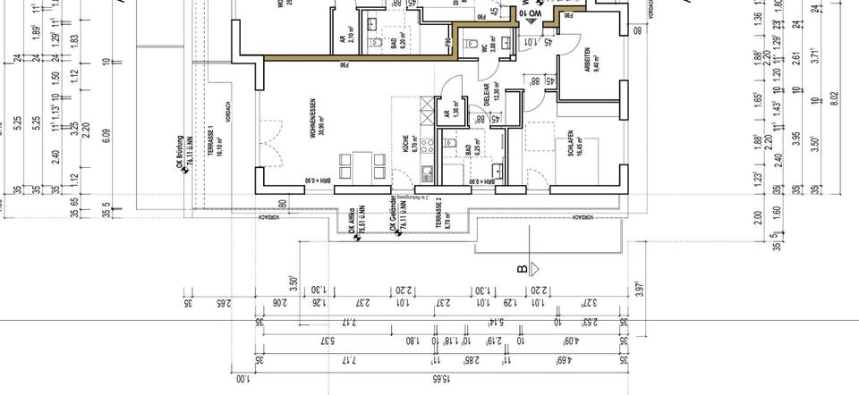 Helle 2-Zimmerwohnung mit Terrasse und Garten mit Blick ins Grüne 2 zimmer