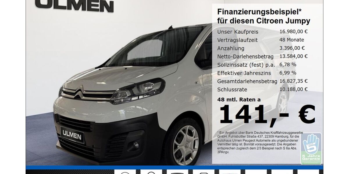 Citroen Jumpy 100.494 km 16.980 &euro; Düsseldorf 40233