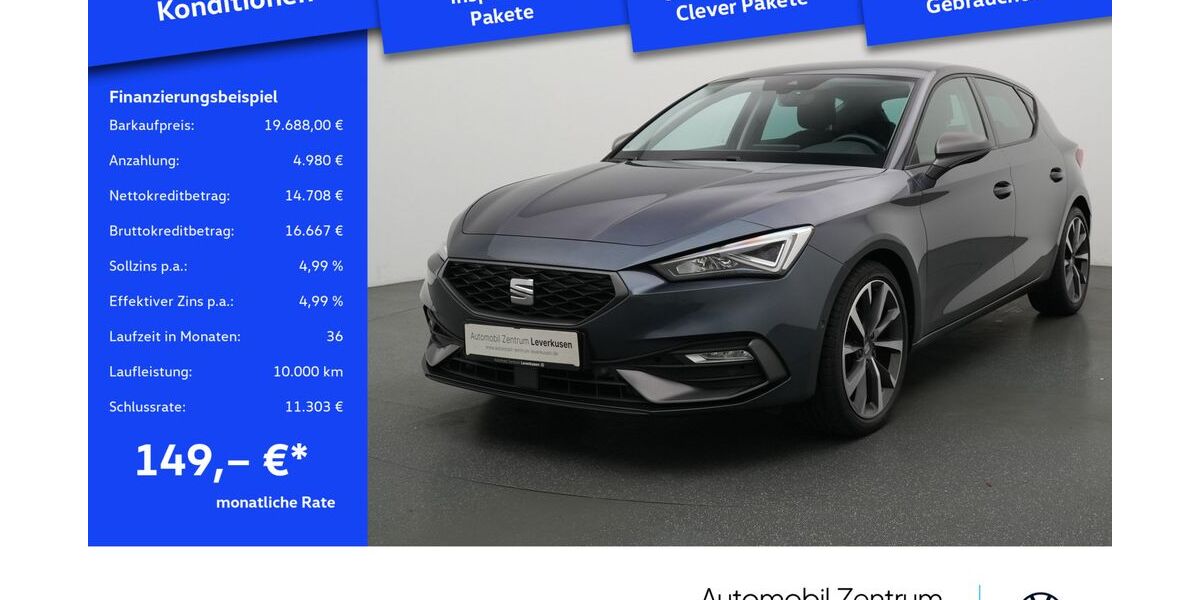 Seat Leon 82.840 km 19.688 &euro; Leverkusen 51379