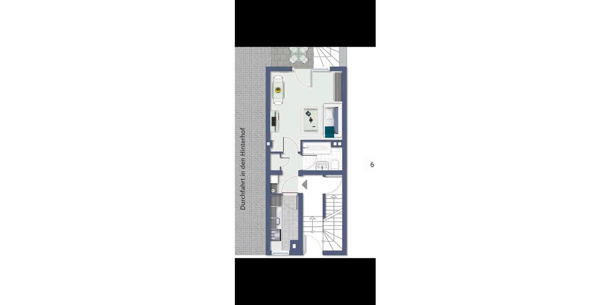 Hochparterre Köln Mülheim - 1 Zimmer, 28 m&sup2;, 850&euro; | Angebot:26464216