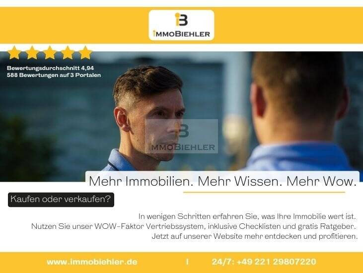 Etagenwohnung Köln Buchheim - 3 Zimmer, 68 m&sup2;, 229.000&euro; | Angebot:25727705
