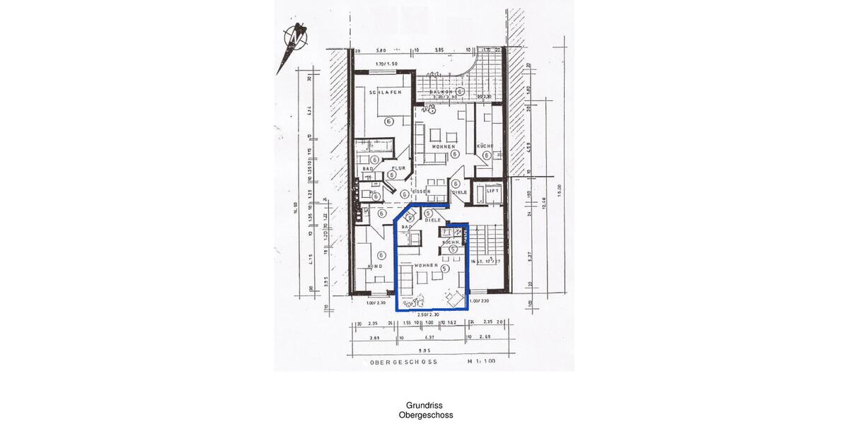Etagenwohnung Köln Lindenthal - 1 Zimmer, 25 m&sup2;, 155.000&euro; | Angebot:26547890