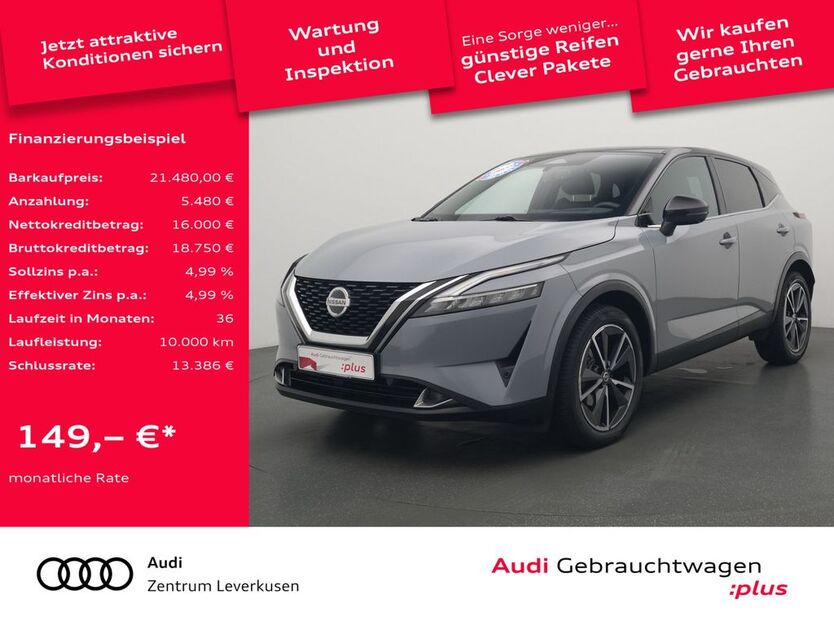 Nissan Qashqai 93.394 km 20.980 € Leverkusen 51373
