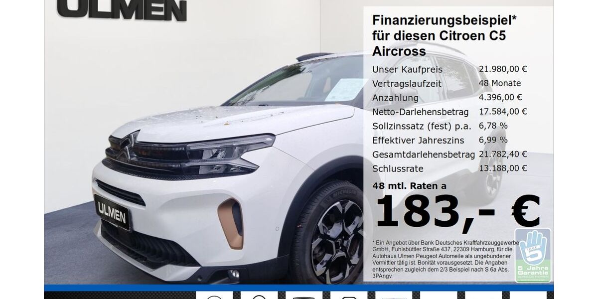 Citroen C5 Aircross 21.190 km 21.980 &euro; Düsseldorf 40233