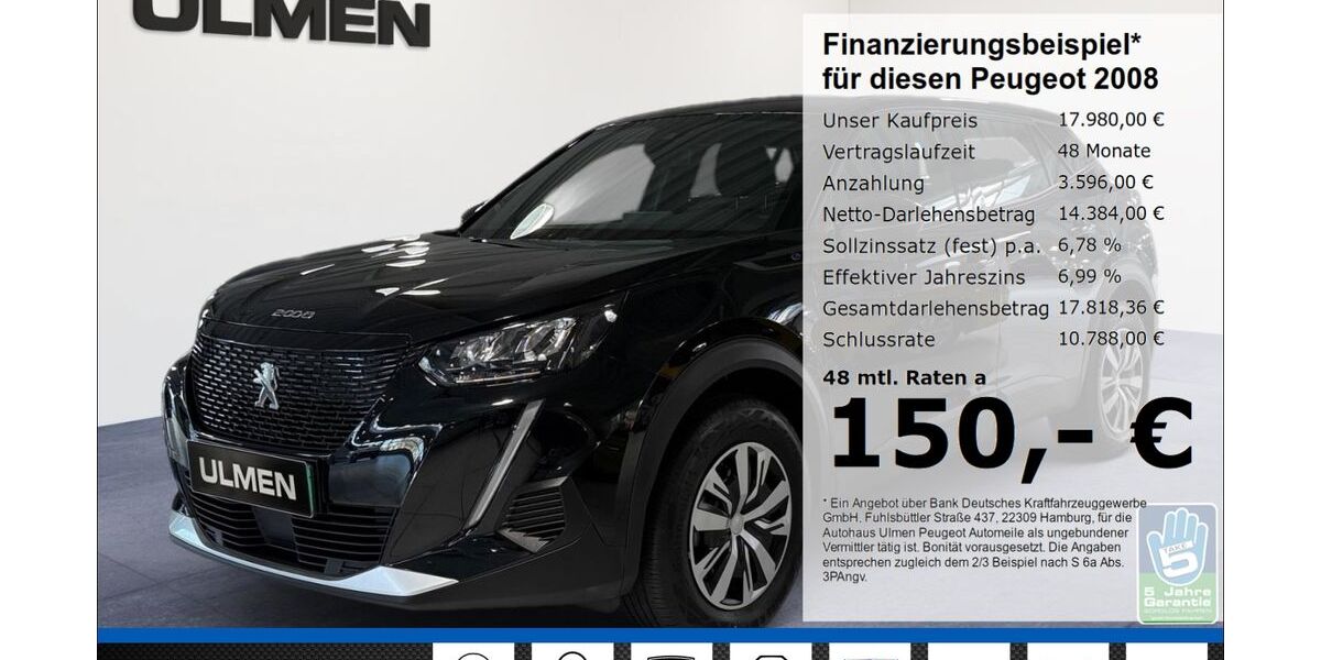 Peugeot 2008 28.118 km 17.980 &euro; Düsseldorf 40233