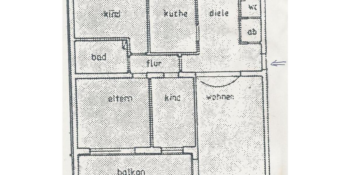 Schöne Etagenwohnung 94 qm mit Garagenstellplatz 4 zimmer