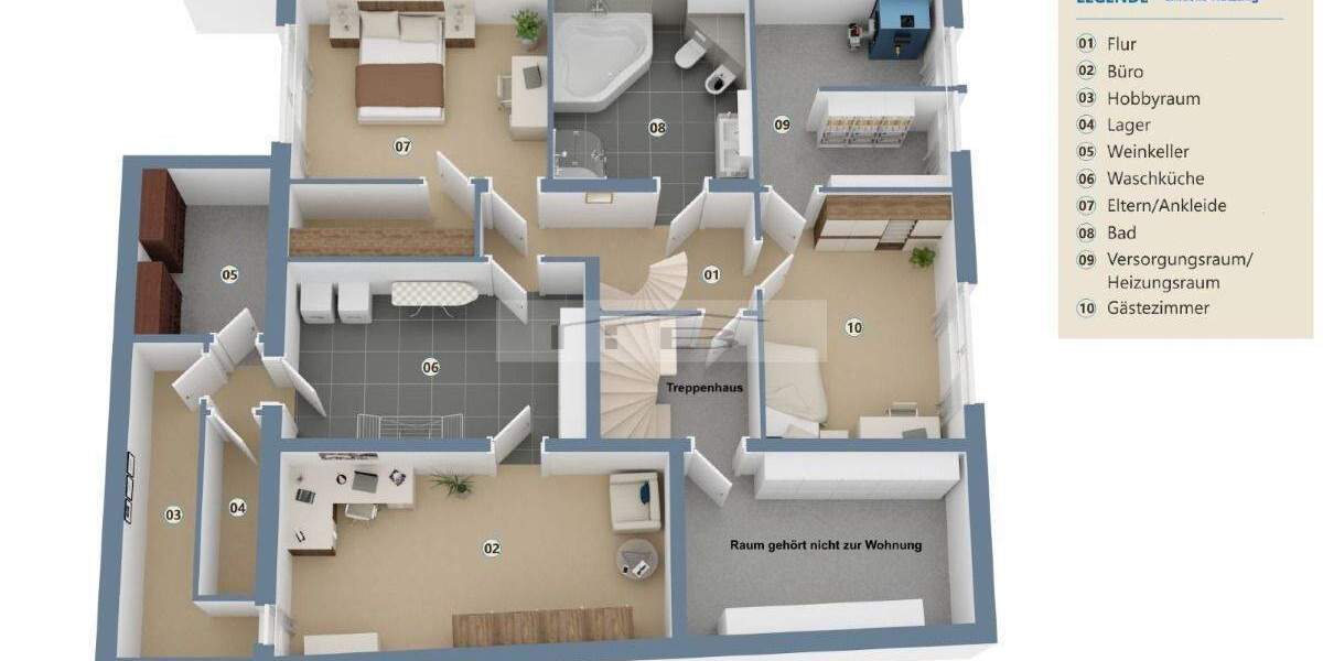 Viel Platz in Hürth-Gleuel: 122 m² Wohnfläche + 94 m² Nutzfläche, mit großem Garten und Garage! 3 zimmer