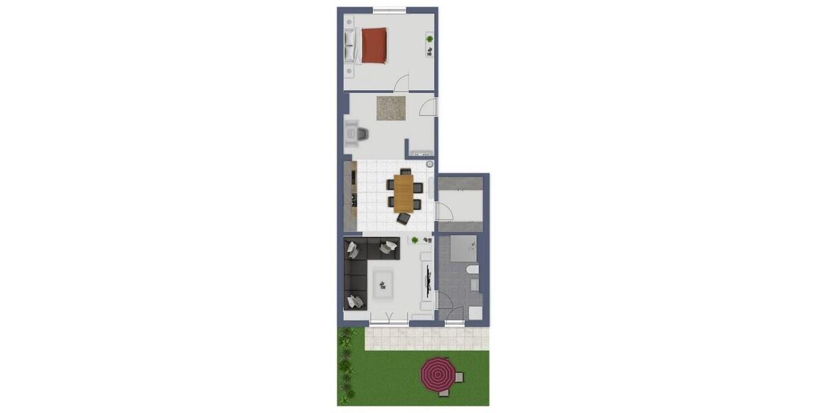 Erdgeschoßwohnung Köln Kalk - 2 Zimmer, 83 m&sup2;, 1.245&euro; | Angebot:26061620