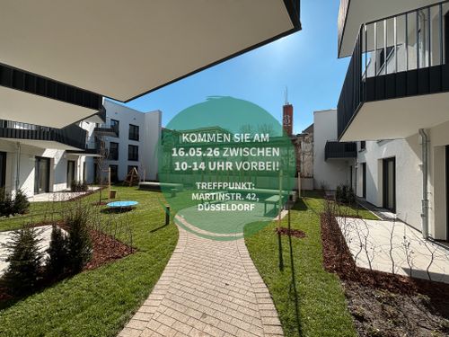 Erdgeschoßwohnung Düsseldorf Stadtbezirk 3 - 2 Zimmer, 66 m&sup2;, 1.300&euro; | Angebot:25918582