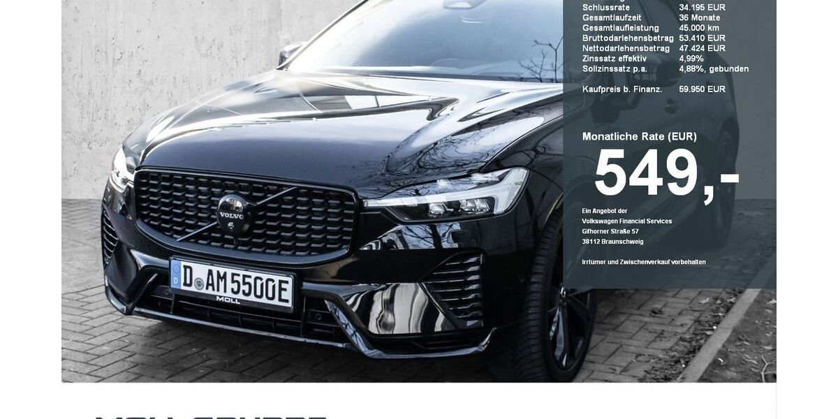 Volvo XC60 9.599 km 56.950 &euro; Düsseldorf 40549